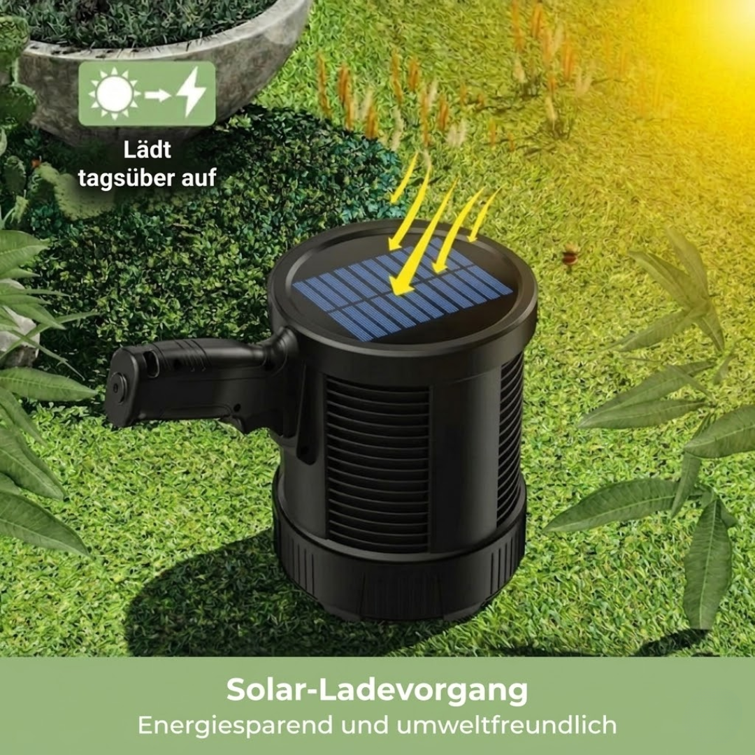 LED-Suchscheinwerfer 10.000 Lumen – Solar USB - Wiederaufladbar