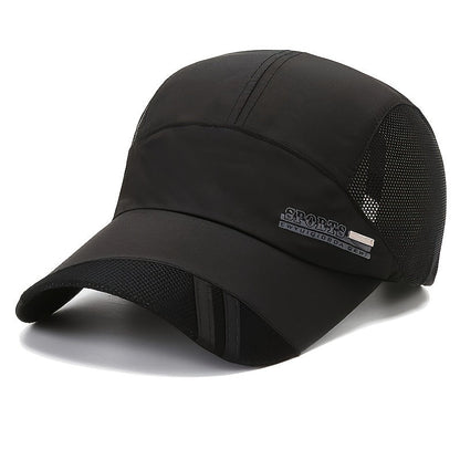 Herren-Sportcap mit Schirm - Schnelltrocknend - Mesh-Panels