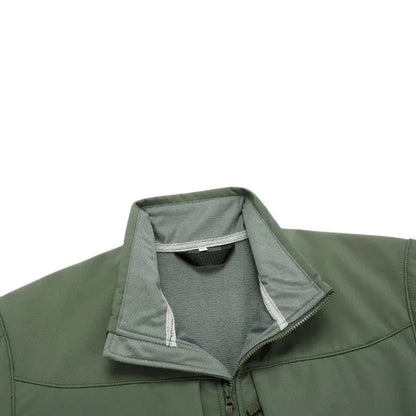 Softshelljacke Herren mit Fleecefutter wasserabweisend