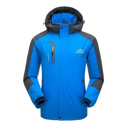Regenjacke Herren - Wasserabweisend & Winddicht - Abnehmbare Kapuze