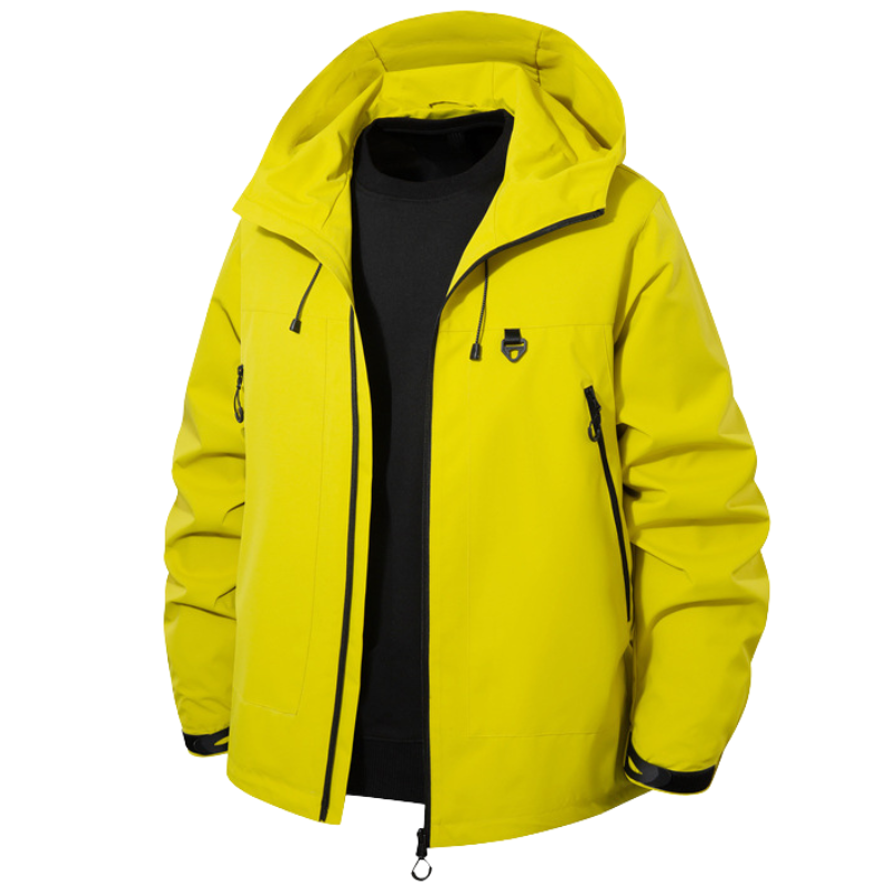Wanderjacke Herren - Wasserdicht 5.000 mm - Fest sitzende Kapuze
