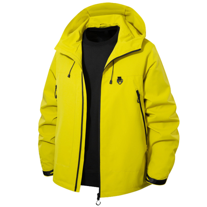 Wanderjacke Herren - Wasserdicht 5.000 mm - Fest sitzende Kapuze