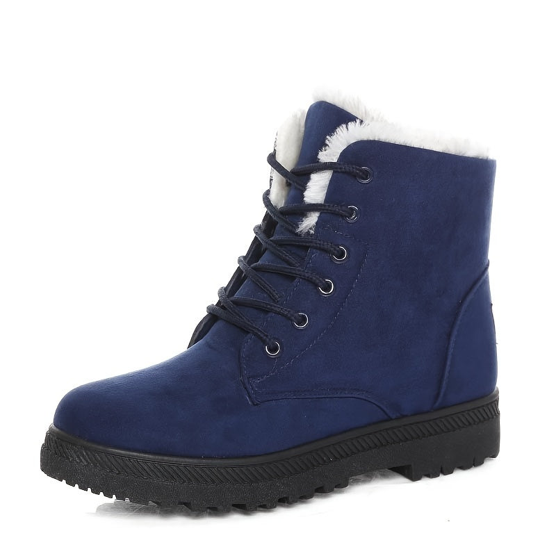Winterstiefel Damen - gefüttert - mit Schnürung