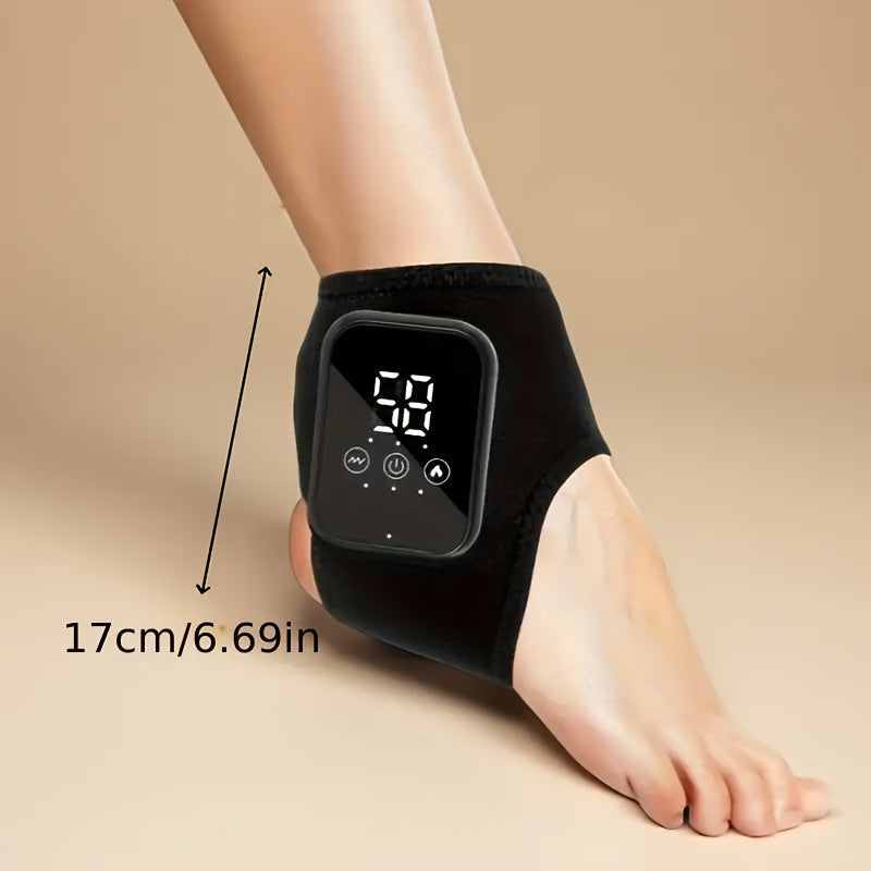 Fußmassagegerät Elektrisch - Wärme & Vibration - USB-Akku für den Knöchel - Produktbild