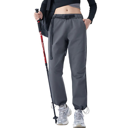 Wanderhose Damen - Wasserabweisend - Mit Gürtel und Saumkordel