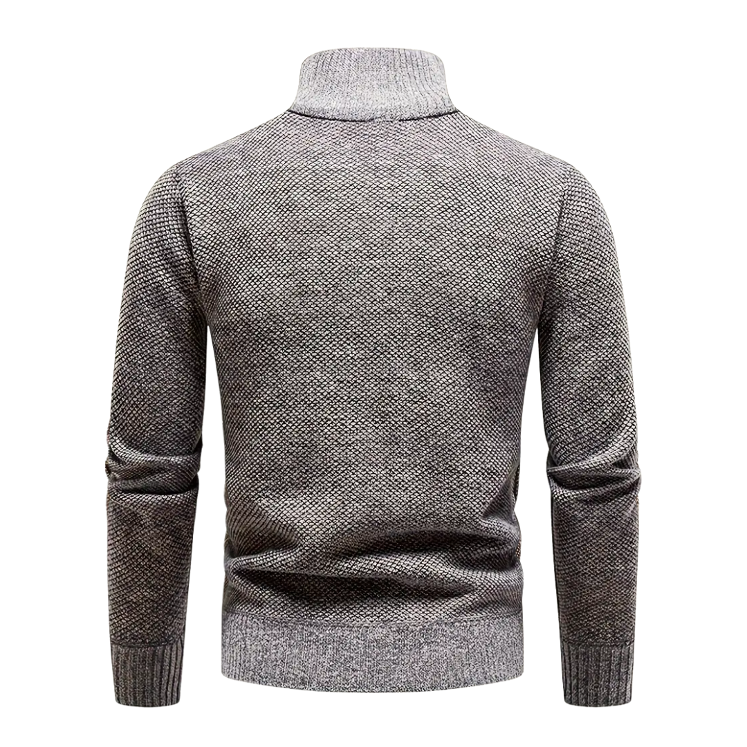 Strickpullover Herren - Fleecefutter - Thermo Winterpullover