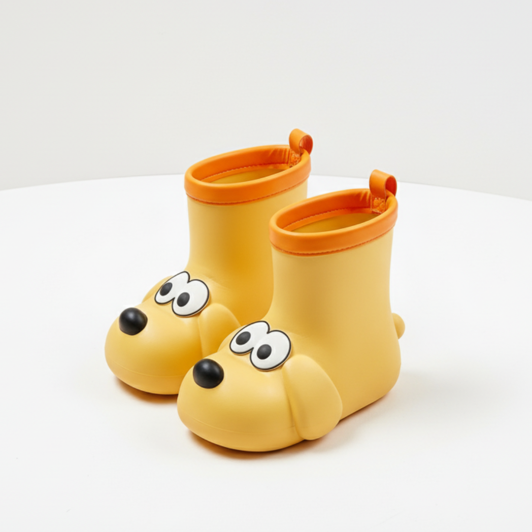 Gummistiefel Kinder - Hundemotiv - Rutschfeste Sohle