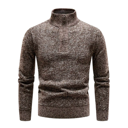 Strickpullover Herren - Fleecefutter - Thermo Winterpullover