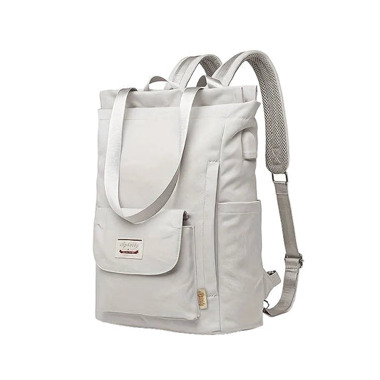 Schulrucksack Damen für Laptop - mit USB-Anschluss - Tasche 2in1