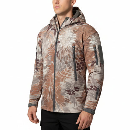 Softshelljacke Herren Camouflage - Jagdjacke - wasserdicht - winddicht