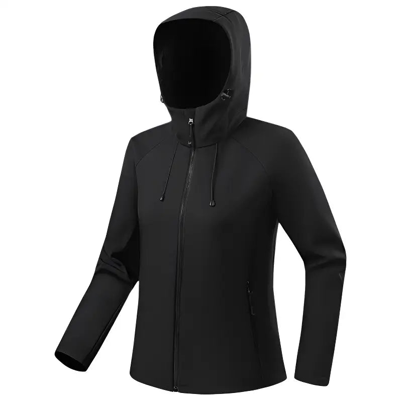 Softshelljacke Damen mit Kapuze - Wasserabweisend - Fleecefutter