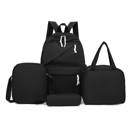 Schulrucksack für Mädchen - 4in1-Set - mit Federmäppchen