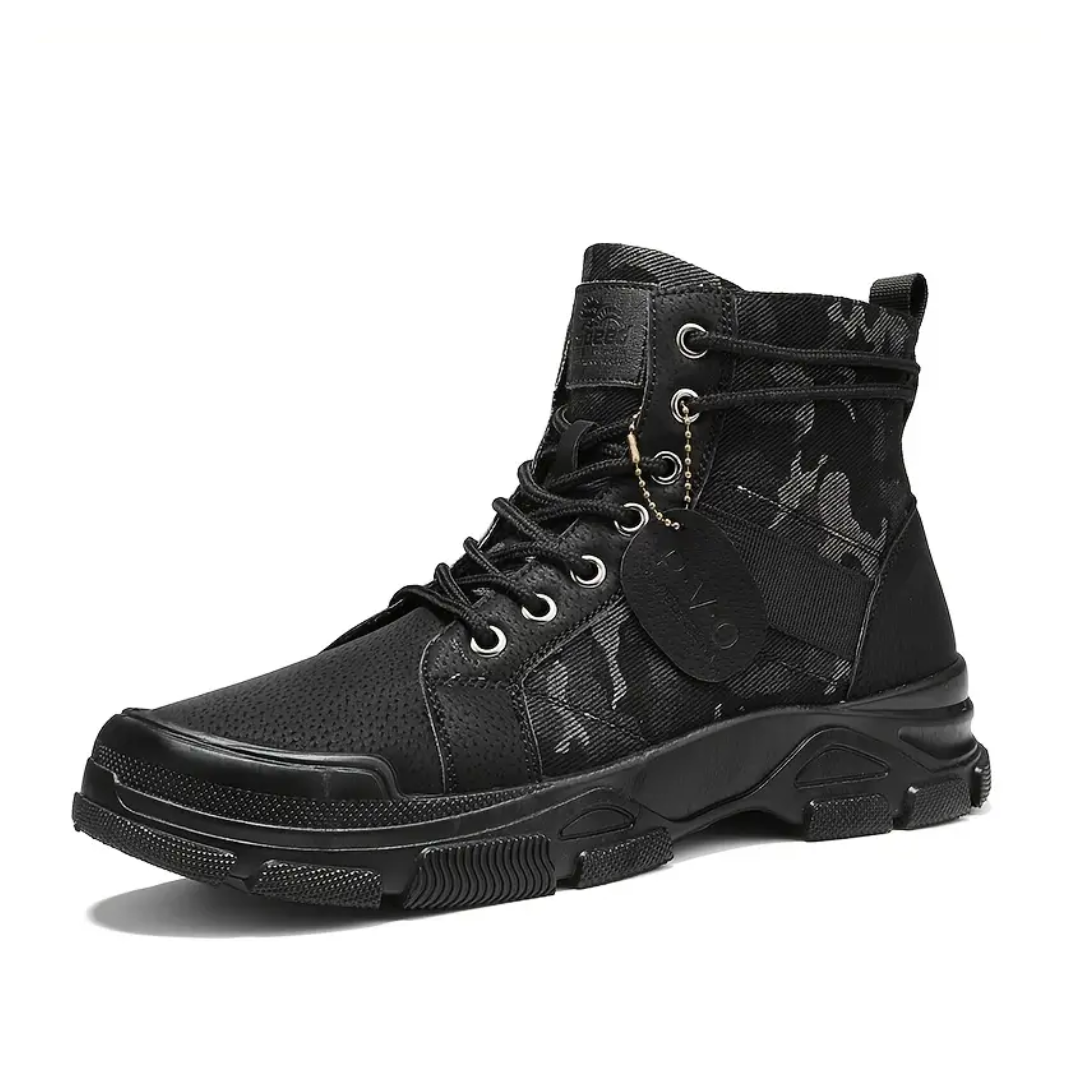Camouflage-Schnürstiefel – Komfortabel – Langlebig