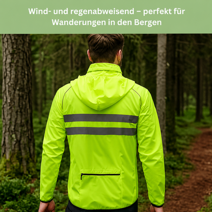 Laufjacke Herren - ultraleicht - reflektierend - faltbar
