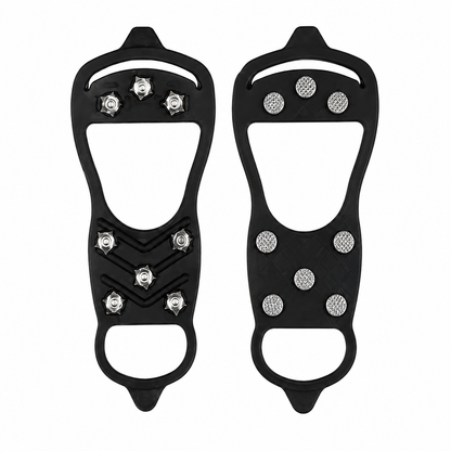 Schuhspikes – 10 Edelstahlzacken – rutschfest auf Eis – Unisex