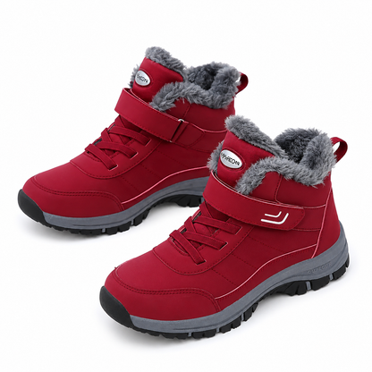 Winterstiefel Damen - Klettverschluss - rutschfest