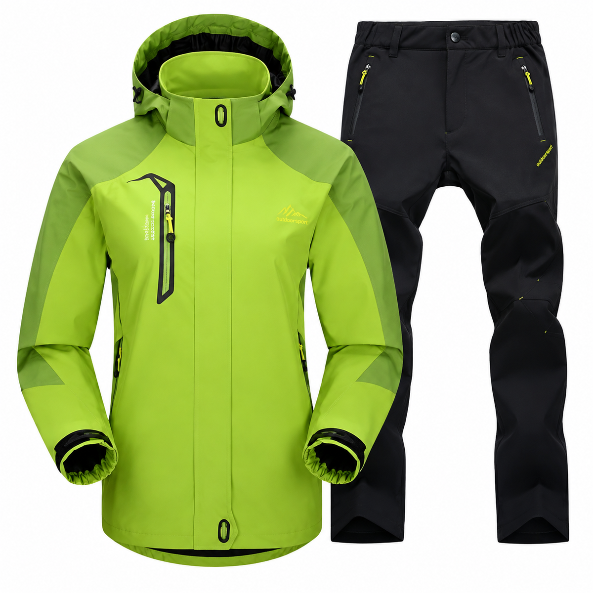 Softshelljacke Damen mit Hose -Ski-Set - winddicht