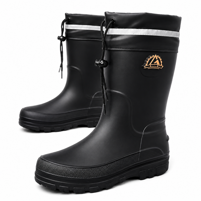 Gefütterte Gummistiefel - Warmes Teddyfutter - Reflektorstreifen