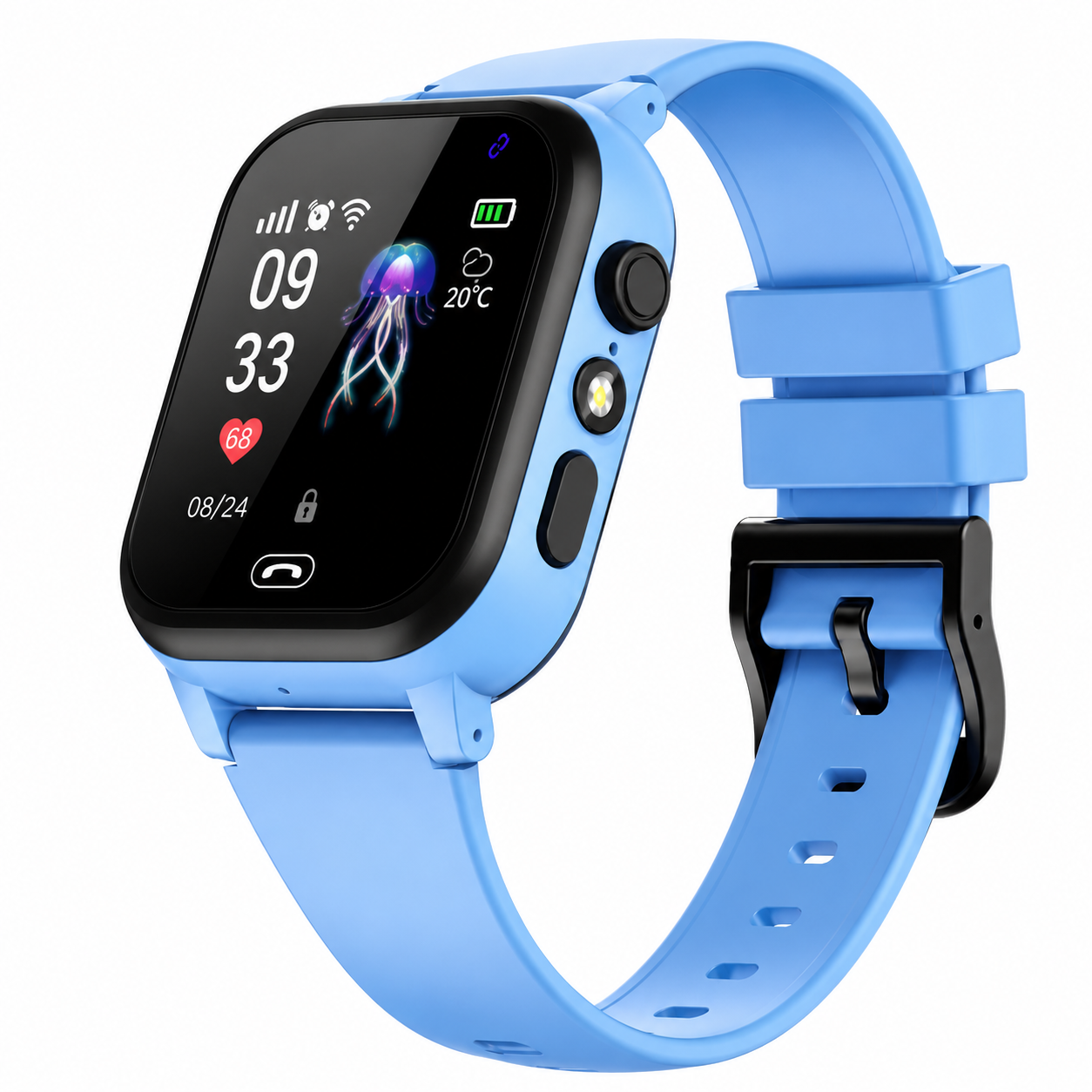 Kinder-Smartwatch mit Standortfunktion, Videoanruf & SOS – SafeTrack Watch