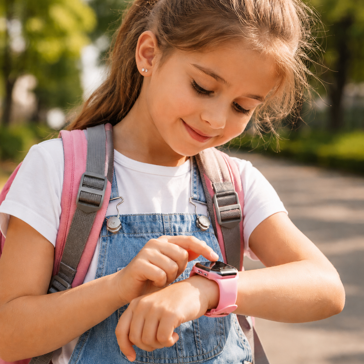 Kinder-Smartwatch mit Standortfunktion, Videoanruf & SOS – SafeTrack Watch