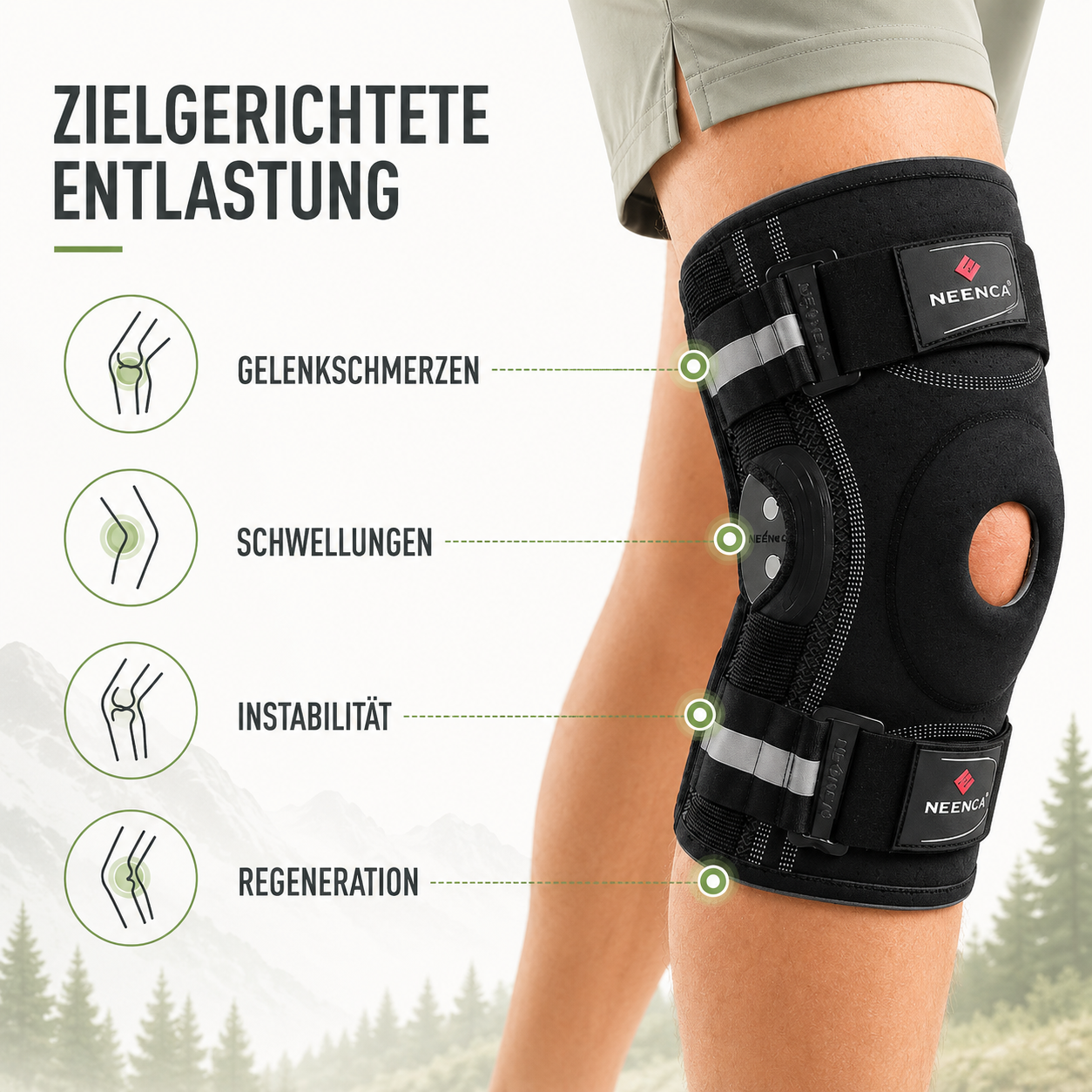 Knieorthese mit Gelenken – Stabilisierung & Schmerzlinderung