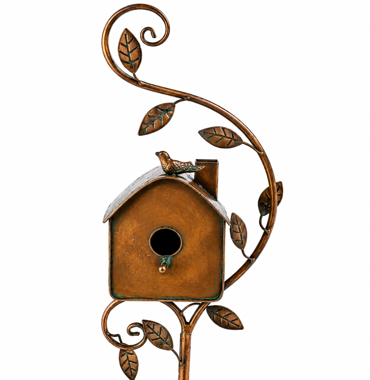 Metall-Vogelhaus Gartenstecker – Kunstvolles Design für Garten & Außenbereich
