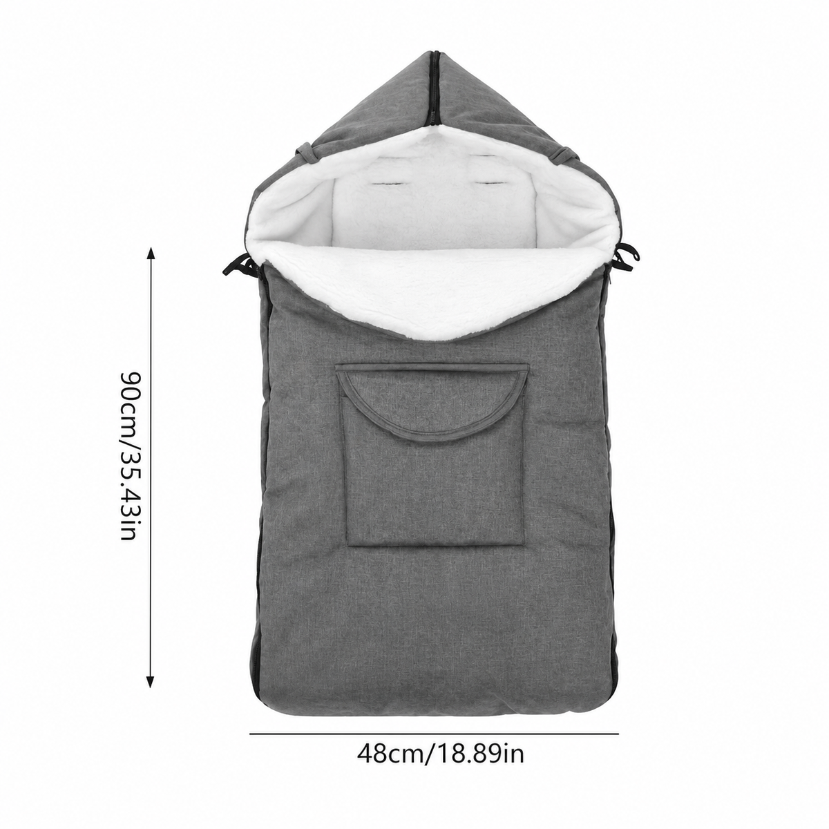 Fußsack Kinderwagen Winter - Dicke Anti-Tritt-Decke