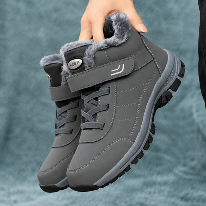Winterstiefel Damen - Klettverschluss - rutschfest
