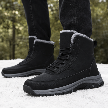 Winterstiefel Herren - High-Top - griffige Sohle
