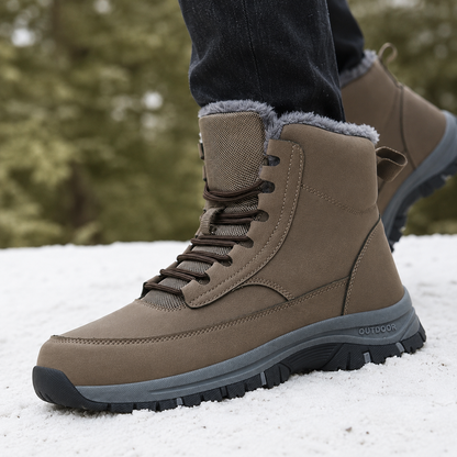 Winterstiefel Herren - High-Top - griffige Sohle