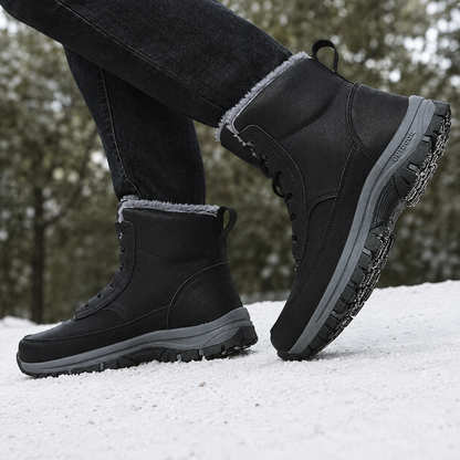 Winterstiefel Herren - High-Top - griffige Sohle
