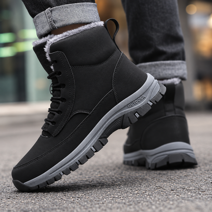 Winterstiefel Herren - High-Top - griffige Sohle