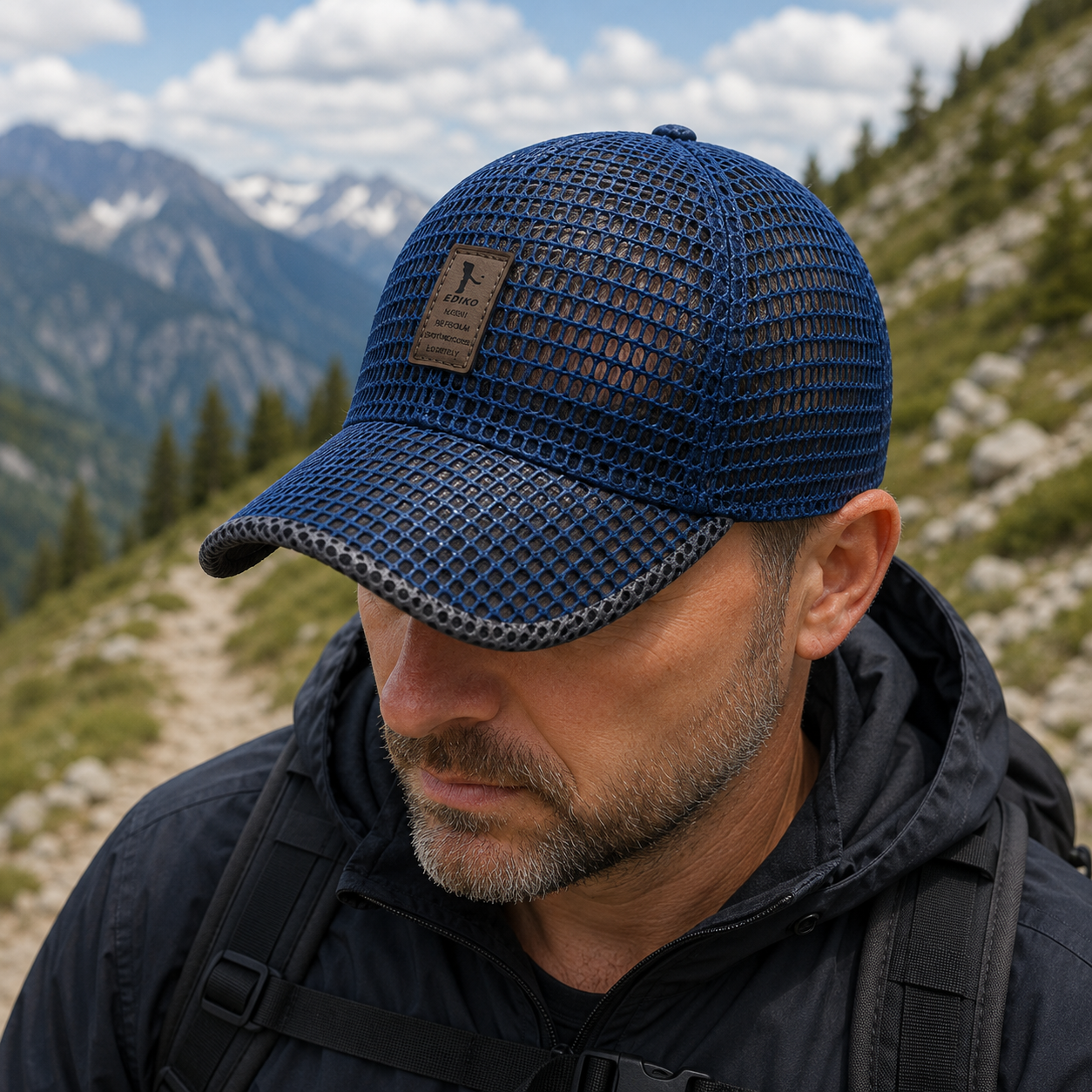 Herren-Trucker-Cap Mesh - UV-Schutz - Verstellbar