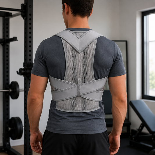 Haltungskorrektur Rücken - Verstellbare Rückenbandage - Atmungsaktives Mesh