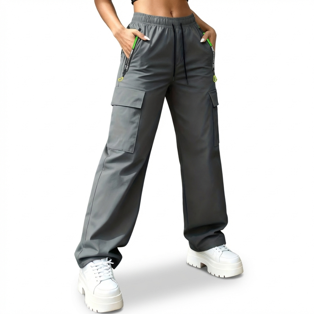 Damen Cargohose – Bund mit Kordelzug – Casual & Outdoor