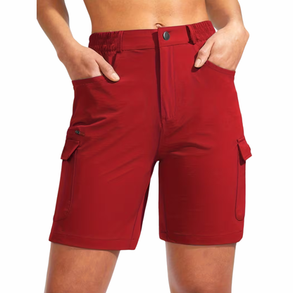 Damen Hiking-Cargoshorts – 7 Taschen – Outdoor & Wandern