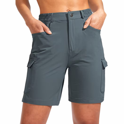 Damen Hiking-Cargoshorts – 7 Taschen – Outdoor & Wandern