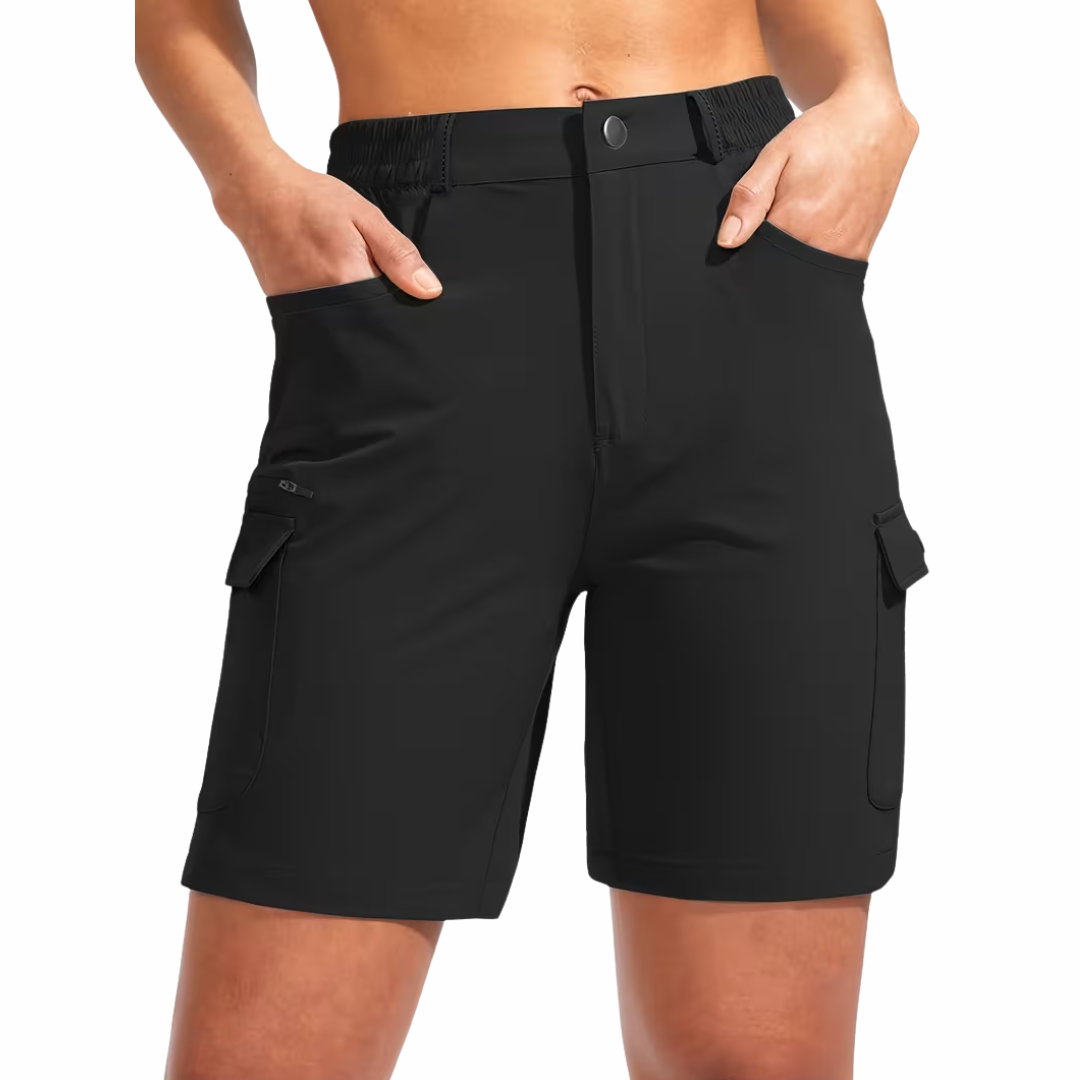 Damen Hiking-Cargoshorts – 7 Taschen – Outdoor & Wandern