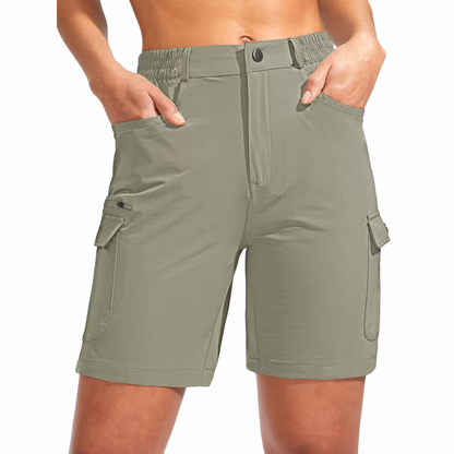 Damen Hiking-Cargoshorts – 7 Taschen – Outdoor & Wandern