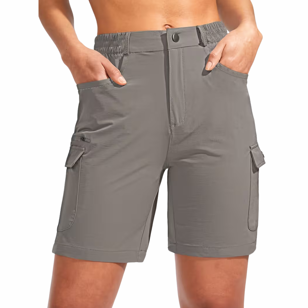 Damen Hiking-Cargoshorts – 7 Taschen – Outdoor & Wandern