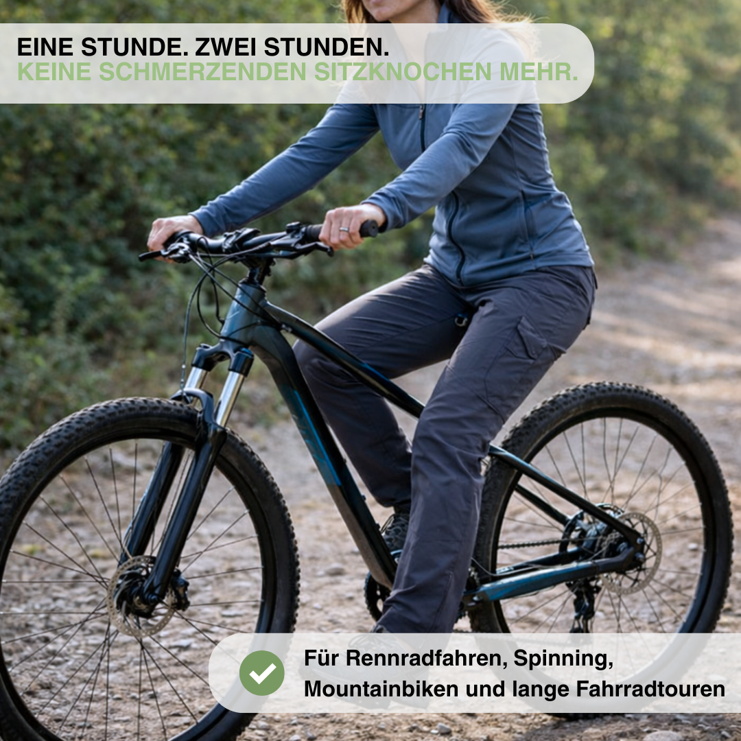 Damen Radunterwäsche mit Polsterung – 4D-Gel-Polster – Atmungsaktiv