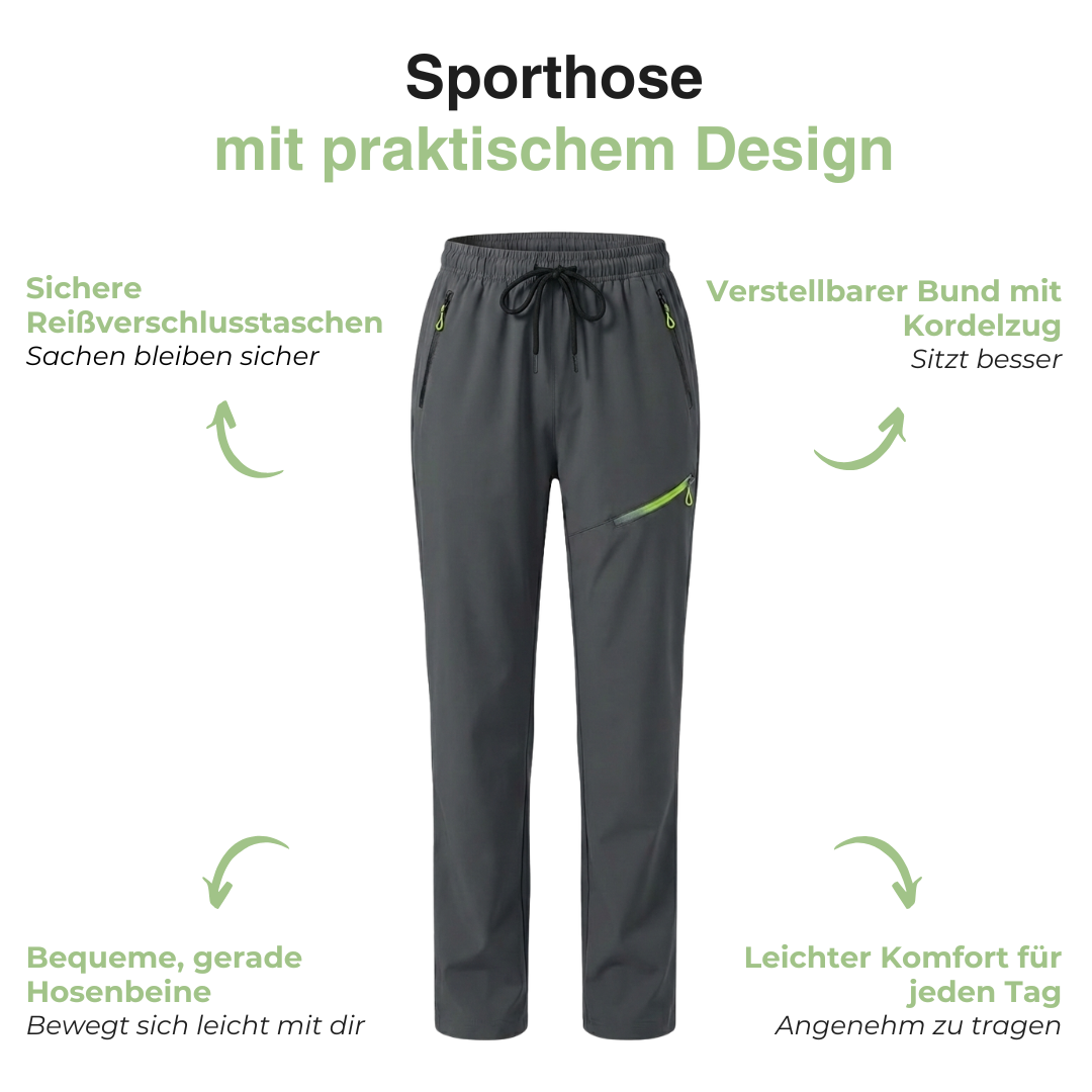 Damen Sporthose – Wandern – Mit Kordelzug