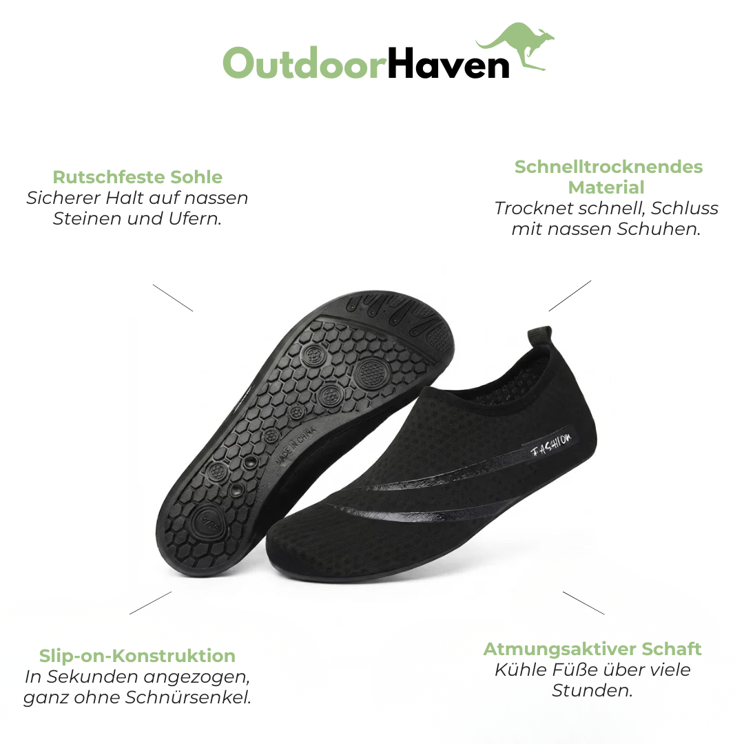 Amphibien-Wasserschuhe - Schnelltrocknend - Rutschfest