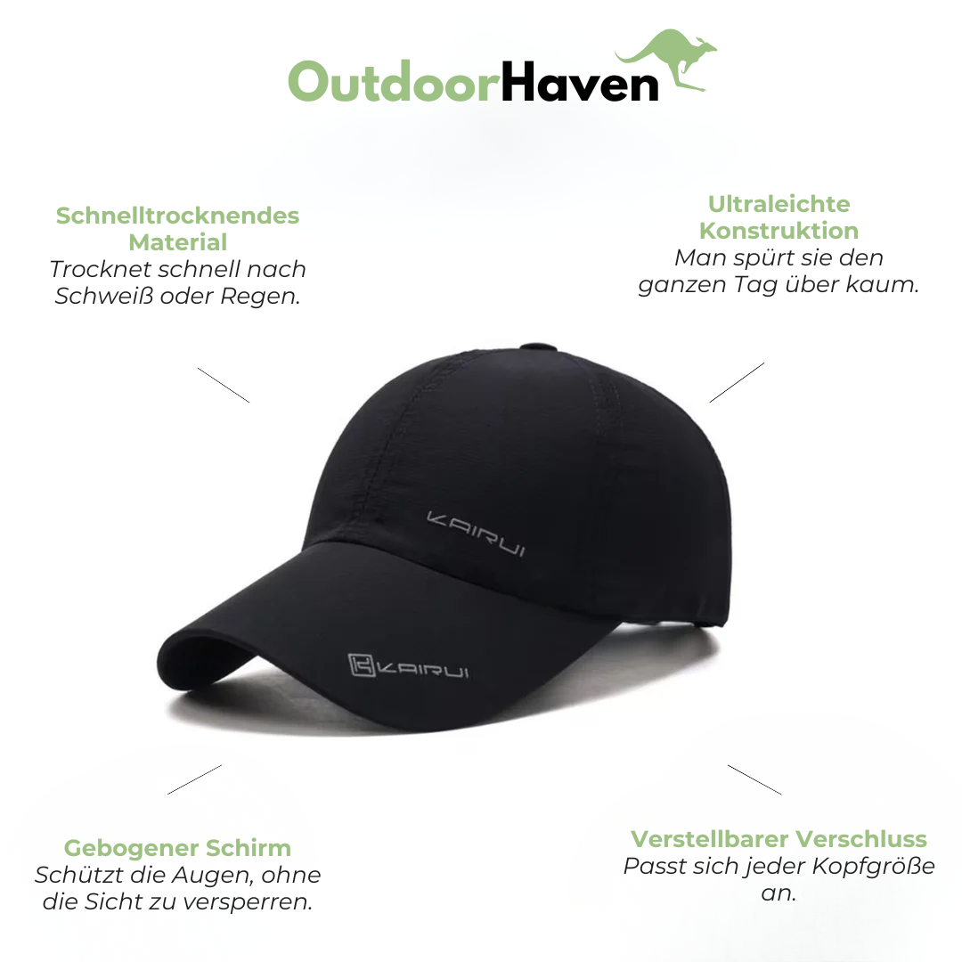 Herren-Sportcap - Schnelltrocknend - Leichtes Material