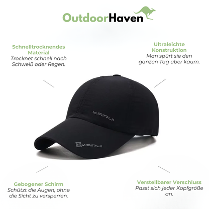 Herren-Sportcap - Schnelltrocknend - Leichtes Material