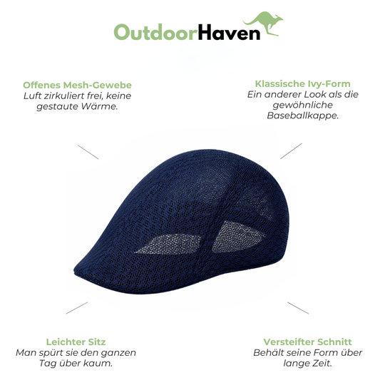 Herren-Mesh-Cap - Atmungsaktiv - Ivy-Stil