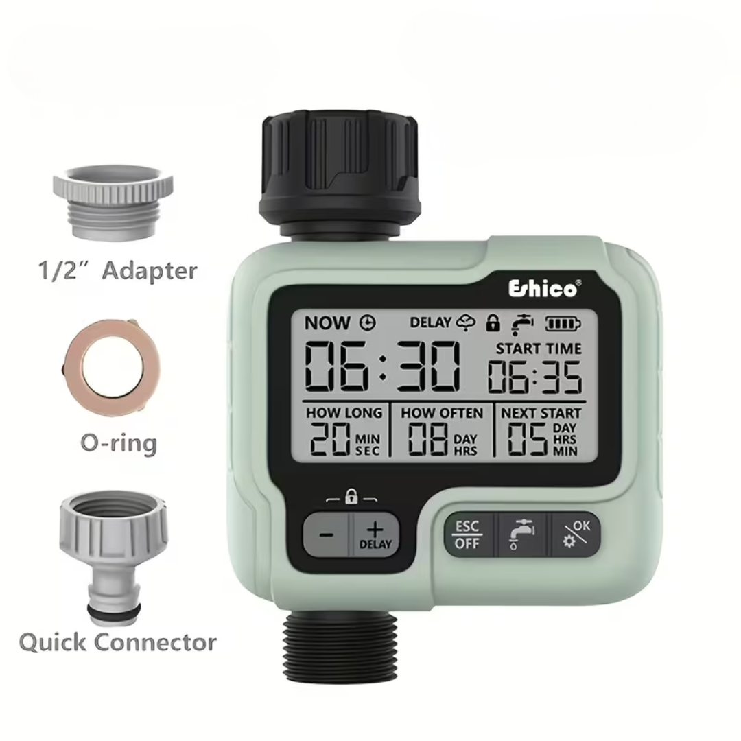 Digitaler Bewässerungstimer – Einstellbar 1 Sek. bis 99 Min. – Garten & Rasen