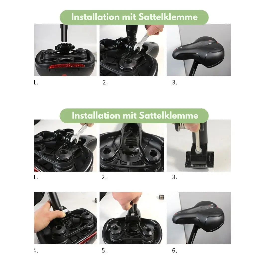 Ergonomischer Fahrradsattel – #1 Fahrradsattel in Deutschland – Kein Sattelschmerz