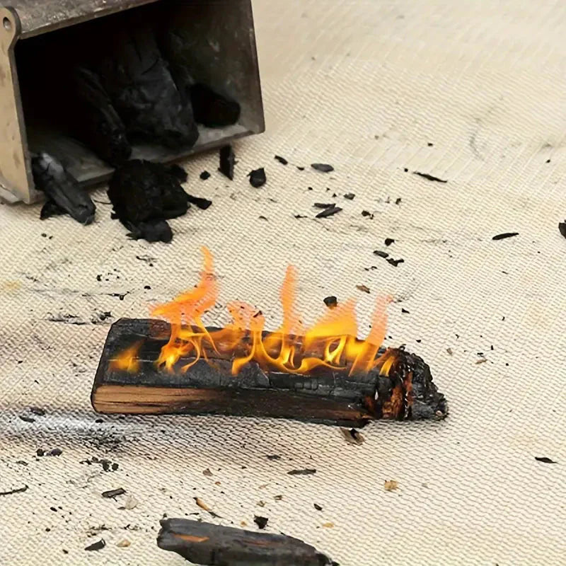Feuerfeste Matte – Schutz für BBQ & Feuerstelle