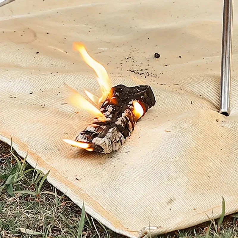 Feuerfeste Matte – Schutz für BBQ & Feuerstelle